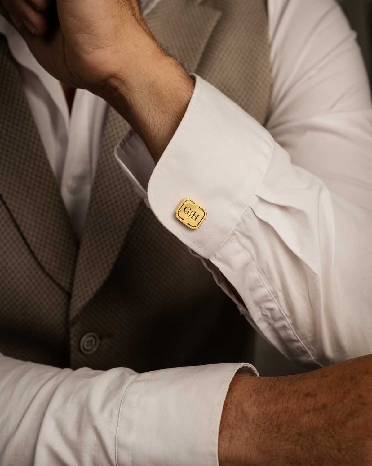 gouden manchetknopen