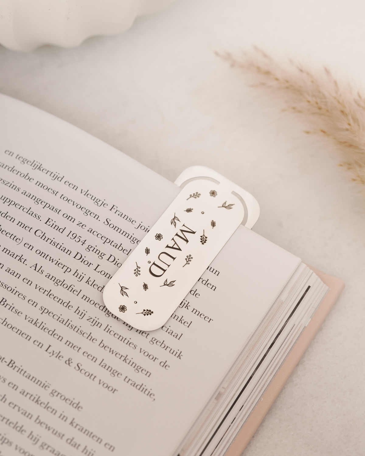 zilveren boekenlegger