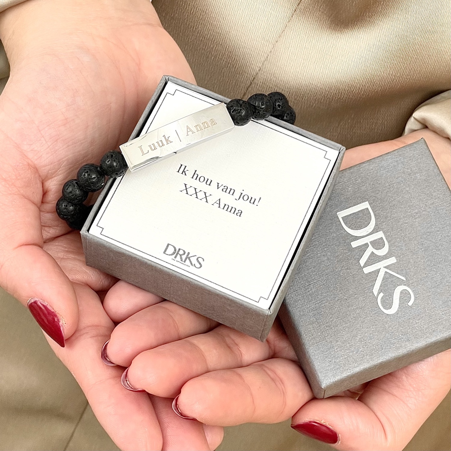 persoonlijke heren armband sierradendoosje