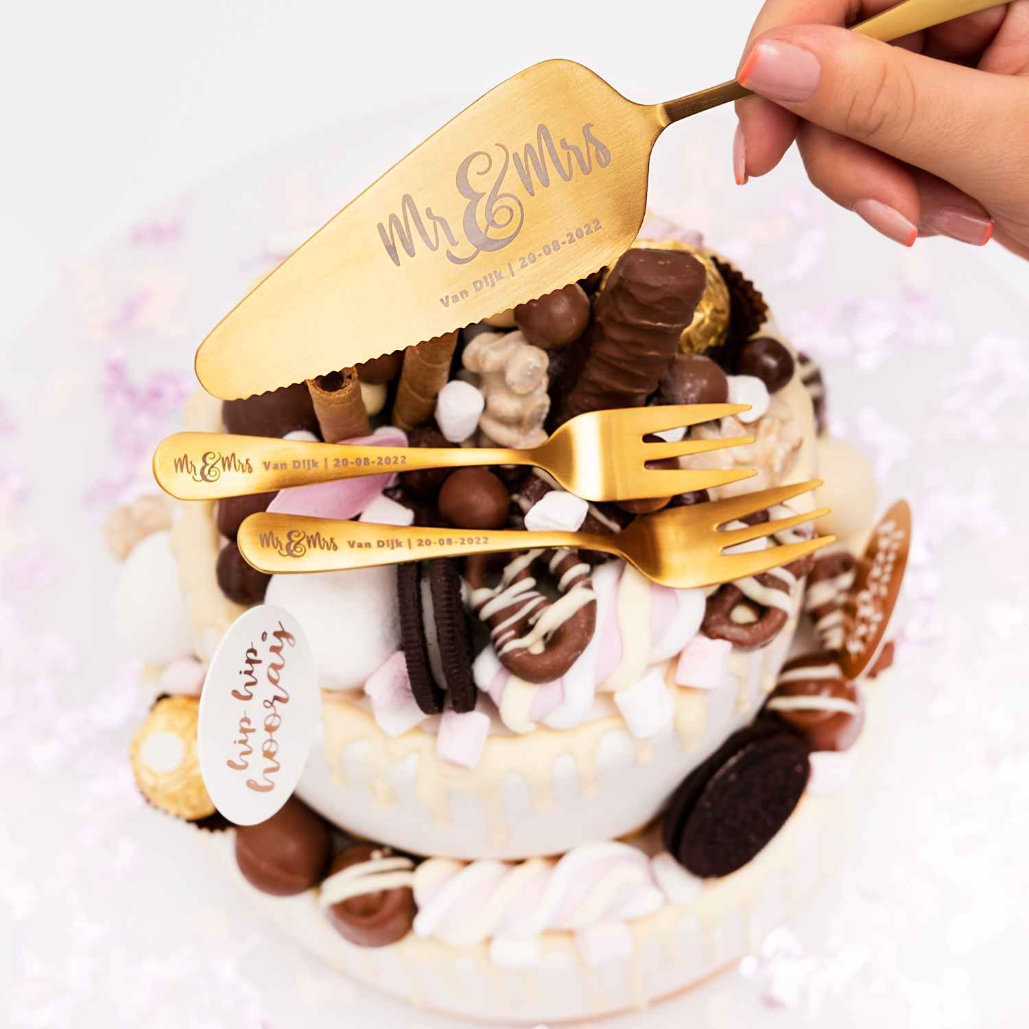 bruidstaart-set-goud